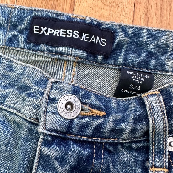 Express Jeans with lace accent Size 3/4 - Picture 4 of 9